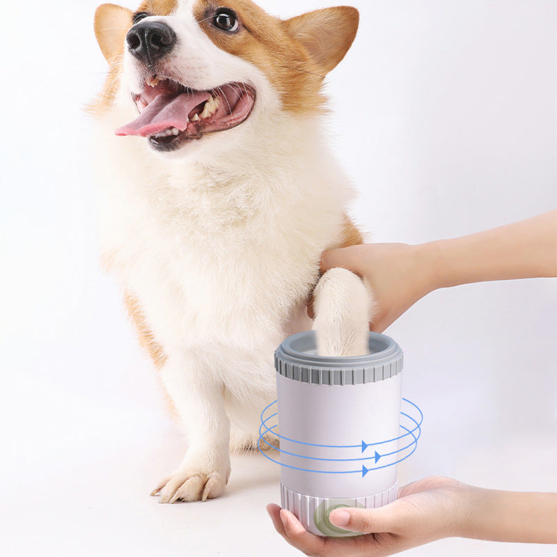 Copa para limpieza de patas mascotas