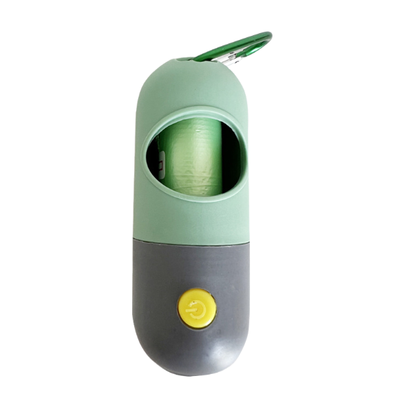 LED Multifuncional con dispensador de bolsas de basura