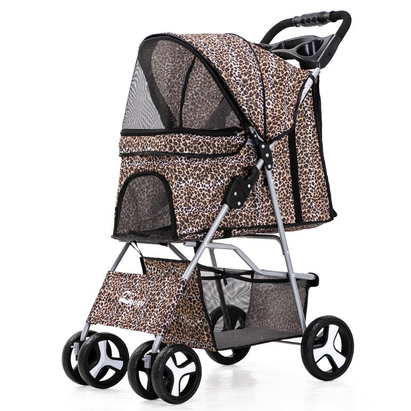 Carrito plegable portátil para paseo de mascotas