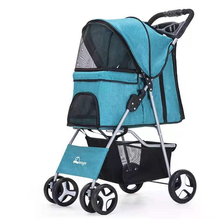 Carrito plegable portátil para paseo de mascotas