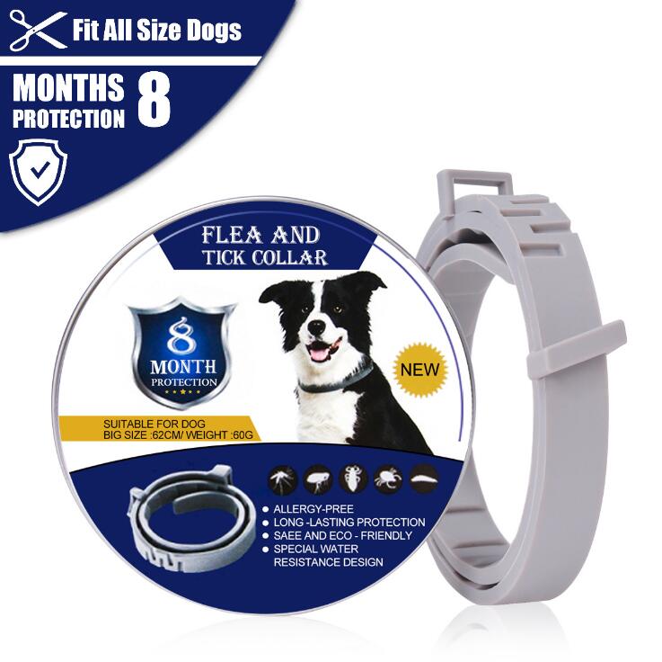 Collar para mascotas, quita pulgas y repele mosquitos