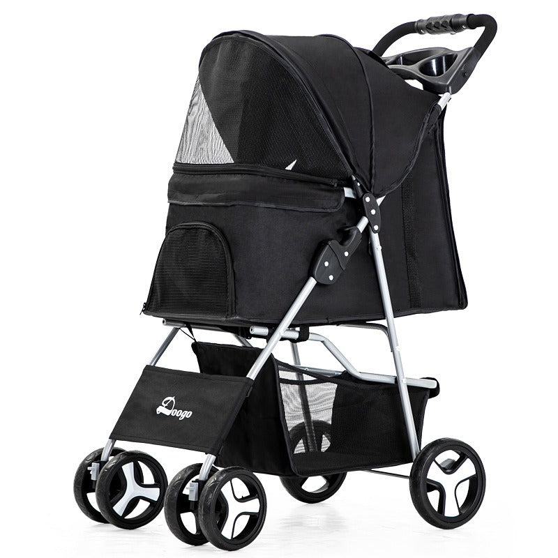 Carrito plegable portátil para paseo de mascotas