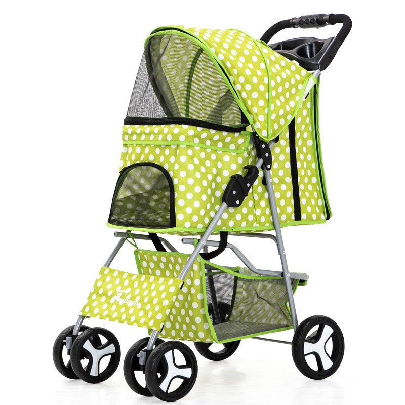 Carrito plegable portátil para paseo de mascotas