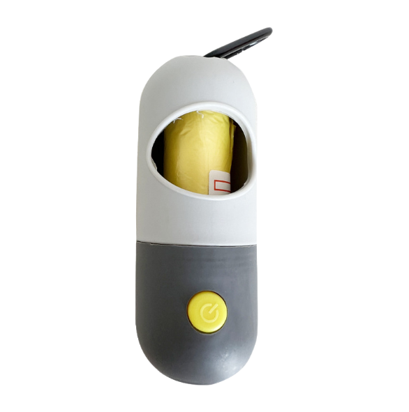 LED Multifuncional con dispensador de bolsas de basura
