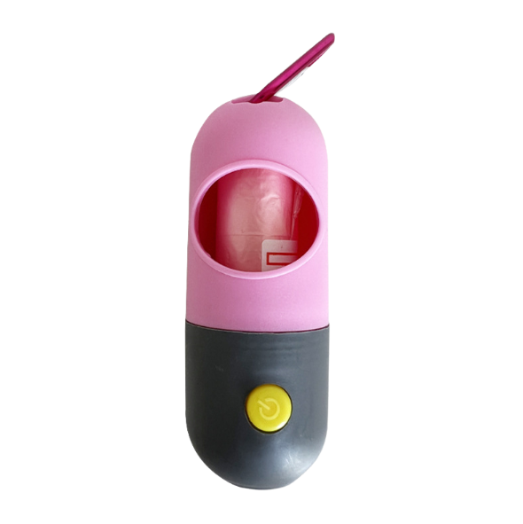 LED Multifuncional con dispensador de bolsas de basura