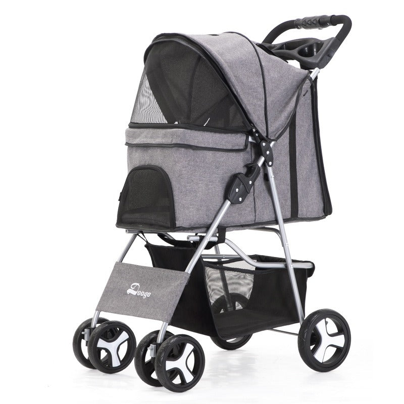 Carrito plegable portátil para paseo de mascotas