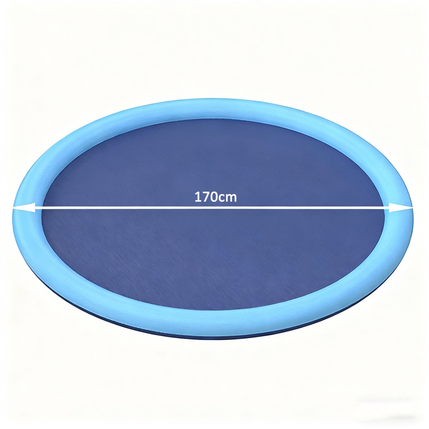 Alfombra de agua PVC para que jueguen las mascotas.