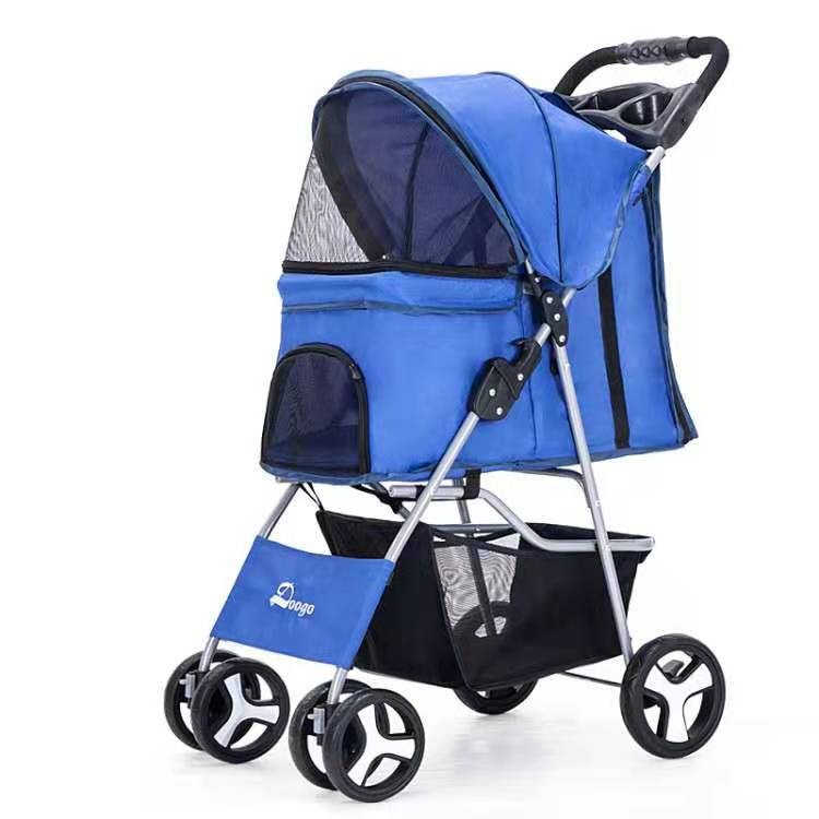 Carrito plegable portátil para paseo de mascotas