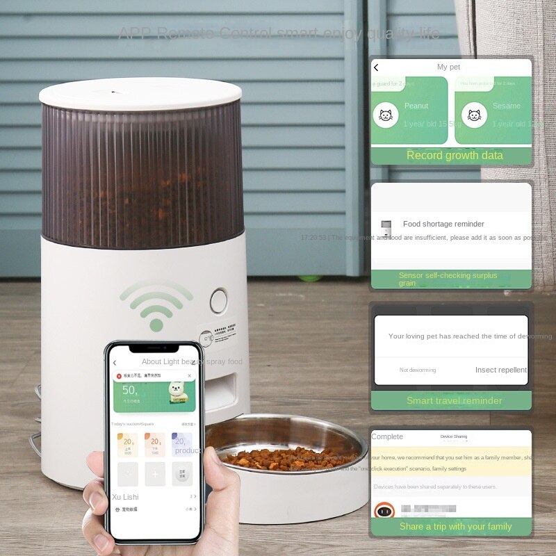Alimentador y Bebedero Wifi para Mascotas