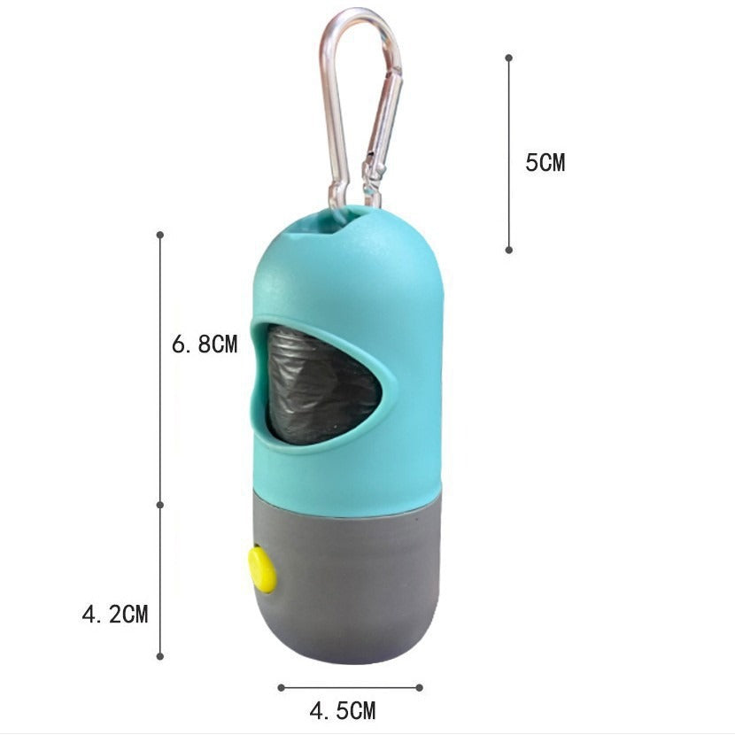 LED Multifuncional con dispensador de bolsas de basura